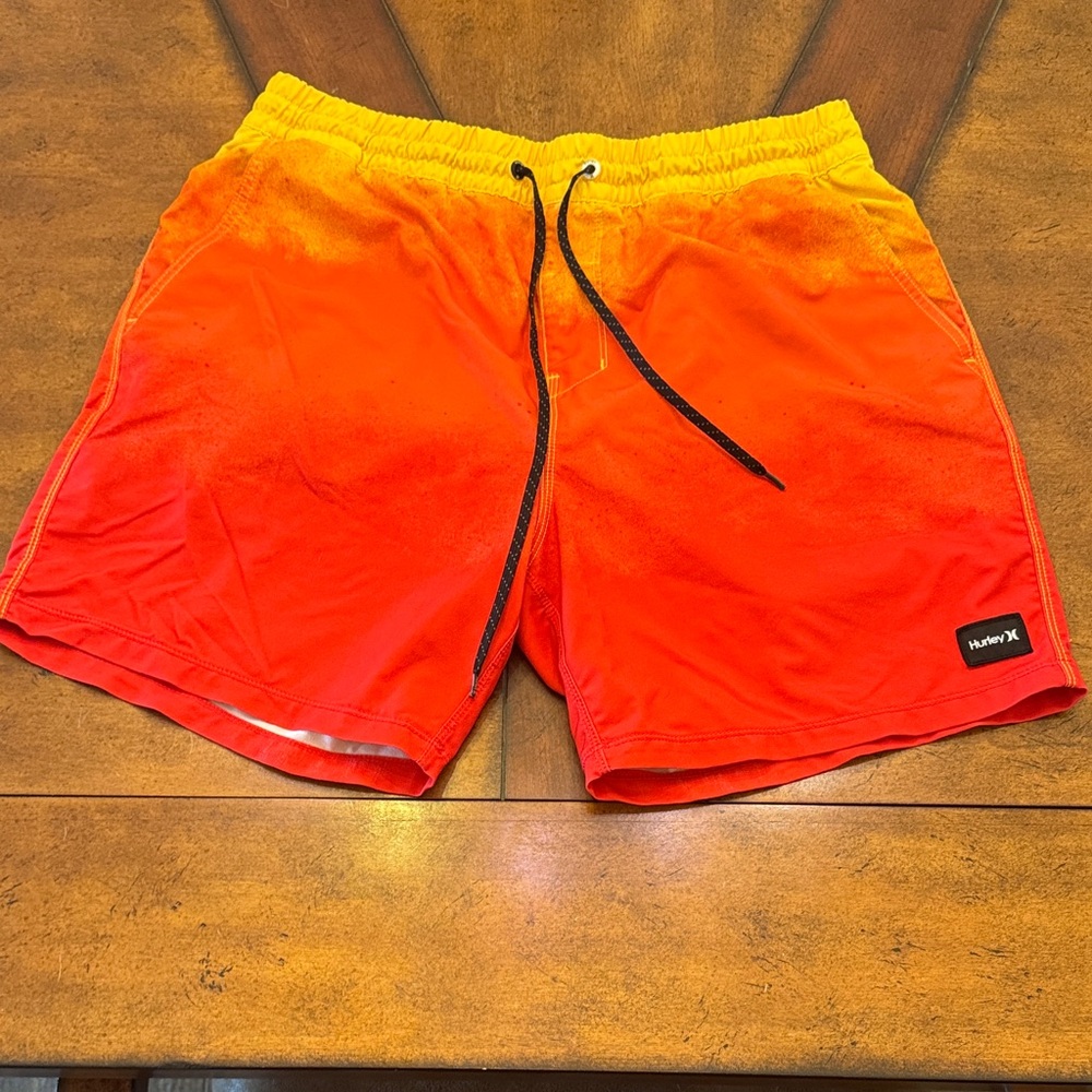 Hurley Orange Swim Trunks
